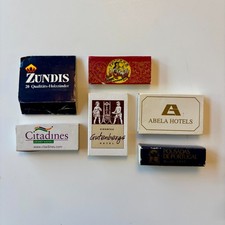 Lot 6 Vintage International Matchbooks Latvia Germany Portugal Russia Hotel RARE picture