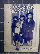 1937 The Colored Harvest Magazine Catholic African American History Tyler Texas picture