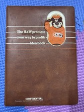 Vintage 1970s A & W Idea Book Exclusive Franchise Album Incredibly RARE Must See picture