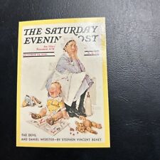 Jb14 Norman Rockwell 2 1995 #41 Saturday Evening Post 1936 The Nursemaid picture