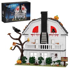 Amityville Horror House Building Blocks Set Halloween Plastic Construction Toy picture