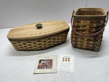 Longaberger 2007 Heritage Days Basket Set w/ Liners *NEW* picture