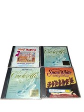 Vintage Lot Of 4 Walt Disney Original Soundtracks Rare Snow White, Cinderella + picture