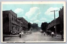eStampsNet - Hartsville TN Main Street View Tint Postcard  picture