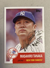 Masahiro Tanaka Auto Autograph 2016 Topps Archives Card New York Yankees Smudged picture