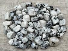Rainbow Moonstone Tumbled Stone, 0.75-1.25