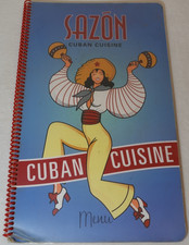 Sazon Cuban Cuisine Collins Ave Miami Beach Original Collectible Restaurant Menu picture