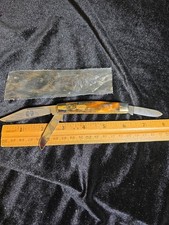 Bulldog Brand Knife Three Folding Blade Stockman No Date Code picture