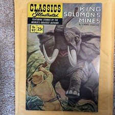 CLASSICS ILLUSTRATED No.97: King Solomon’s Mines M. Gilberton Co. 1969 picture