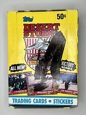 1991 Vintage Topps Desert Storm Victory Series Box 36 Sealed Packs picture