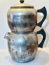 Vintage West Bend Kwik Drip Coffee Maker 18 Cup Stovetop Camping Campfire picture