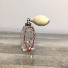 Vintage Holmspray Glass Perfume Bottle Atomizer Vanity Decor picture