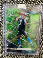 2019 PANINI SPECTRA WILL GRIER /30 GREEN DIE-CUT BASE CARD Carolina Panthers picture