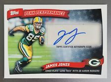2010 PACKERS James Jones signed card AUTO Topps Performance PPA-JJ Autographed picture