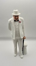 Royal Doulton Sir Winston Churchill HN3057 Figurine White Suit Adrian Hughes picture
