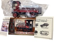 1995 REPLICA OF 1910 MACK TEXACO TANKER TRUCK BANK w/KEY & BOX - NEVER USED picture