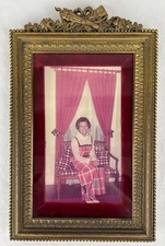 ANTIQUE FRENCH BRONZE PICTURE FRAME C 1880 picture