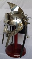 Medieval Maximus Gladiator Helmet Wearable Metal Designed Gift picture