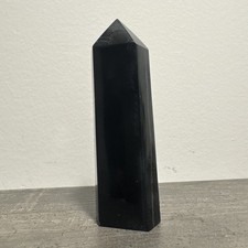 Blue Tiger Eye Crystal Tower 212 Grams 4.5” picture
