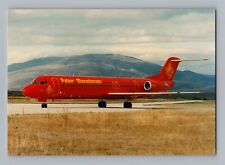 Aviation Airplane Postcard Palair Macedonian Airlines Fokker 100 BI8 picture