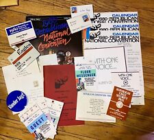 1980 RNC Republican National Convention Detroit Collectable Rare Program Vintage picture