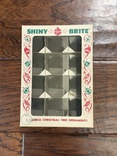 Vintage Shiny Brite Empty Christmas Ornament Box  picture