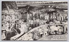 Los Angeles California Zamboanga Dining Room South Sea Cafe Night Club Postcard picture