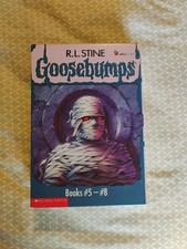 Original 1990's Goosebumps books #5-8 cardboard box empty box only picture