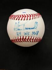 Autographed Baseball Alan Trammell 1984 World Series MVP Detroit Tigers L@@K picture