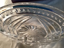 VINTAGE WATERFORD CRYSTAL Oval Bowl 5”, Overture Collection picture