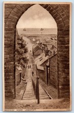 Suffolk England Postcard Steps Mariners Score Lowestoft 1935 Vintage Posted picture