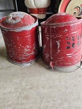 Vintage/Antique Red Round-Bottom Fire Buckets – Pair – $125 OBO picture