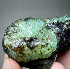 351CT, Beryl Var  Huge Natural Emerald Crystal Specimen from Chitral PAK picture