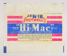 Shotwell's Hi-Mac Advertising Wax Paper Candy Wrapper – Vintage 1930s-1940s picture