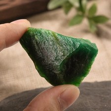 2PCS Raw Emerald Stone Grade A Natural Emerald from Brazil Mineral SpecimensGift picture