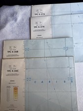 Vintage TPC Aeronautical Charts Colombia Venezuela Antilles Military Maps Lot 4 picture