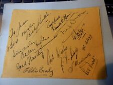 BILLY  BUTLER  AND HIS  DANCE  ORCHESTRA   -   AUTOGRAPHS picture