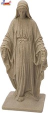 3ft. Tall Virgin Mary Statue Granite Outdoor Religious Garden Sculpture Lawn picture