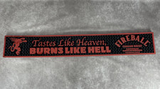 FIREBALL Cinnamon Whisky Alcohol Rubber Pour Bar Mat 23.75