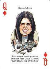Danica Patrick Queen of Diamonds - The Original Auto Racing Legends Playing Card picture