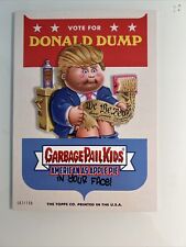 2016 Topps Garbage Pail Kids GPK Donald Trump As Apple Pie 5x7 Only 199 RARE picture