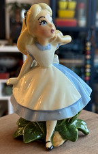 Vintage 1950s Evan K Shaw Disney Alice in Wonderland Ceramic Figurine 5.75” picture