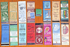 Vintage 1940s New York City Vintage Matchbook Covers Birdcage, Hollywood Deli picture