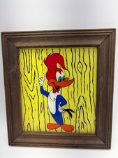 Vintage Woody Woodpecker Framed Animation Art Carinval Prize picture