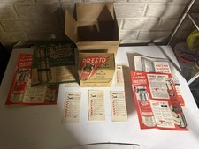 Vtg Presto Brass Fire Extinguisher Case Of 6 Brand New Condition WOW Collectors picture