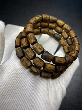 10mm, Natural Wild Purple Kynam Agarwood Beads Bracelet,  Rare And Special picture