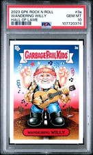 PSA 10 - 2023 Garbage Pail Kids GPK Rock N Roll Hall Lame WANDERING WILLY Nelson picture