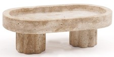 Travertine Tray with Legs 10