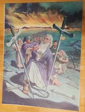 20 RARE Litho Prints by Walter Ohlson OLD TESTAMENT Bethel Bible Series + Guide picture