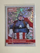 2021-22 Upper Deck Marvel Annual Silver Sparkle Captain America #12 picture